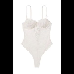 NWT Victoria’s Secret Sz S White Sheer Teddy